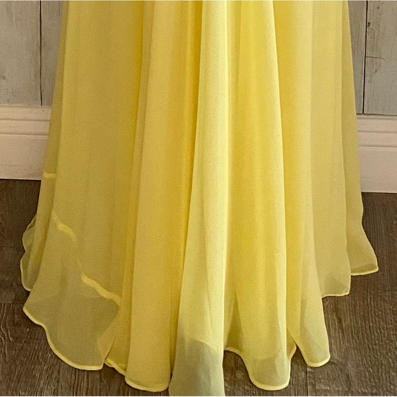 BCBGMaxAzria Danielle One Shoulder Embellished Gown - Picture 7 of 13